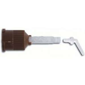 PA Dental HP Mixing Tips Brown - With Intra Oral Tips For Core Material (25/Pk, Mixpac Compatible)