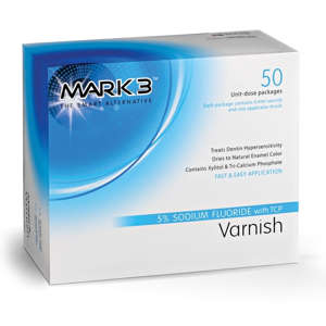 thumbnail image 2 of Dharma Citrine Varnish 5% Sodium Fluoride With TCP – 50 Unit-Dose Packs – Vanilla Cake – USA Made 2 of 6