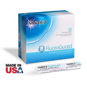 FluoroGuard 5% Sodium Fluoride Varnish w/TCP 50/pk - MARK3