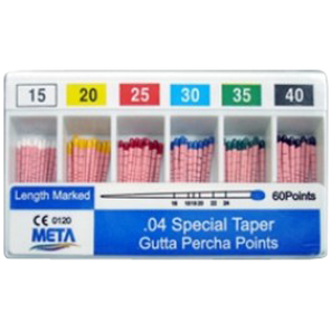 Gutta Percha Points-Tapered .04 & .06-Meta-Dental Supplies